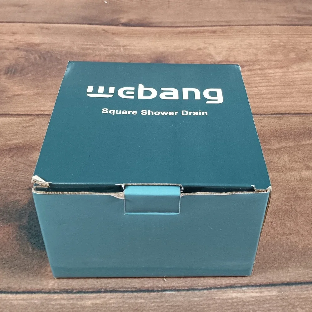 Webang‎ Plumbing Product Square Shower Drain X002942GWL 6 Inch Stainless Steel